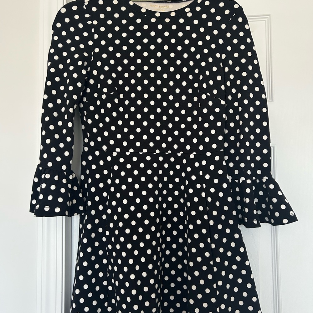 kate spade Black and White Fit and Flare Dress